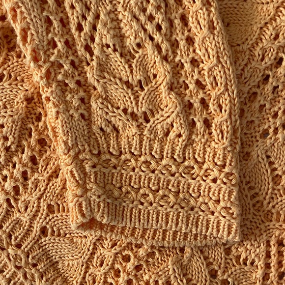 Sezane French Orange Knit Sweater - Picture 5 of 5